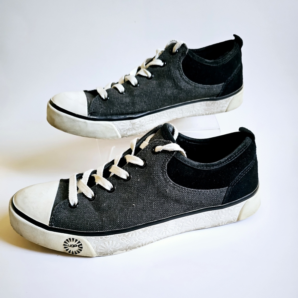 UGG Australia Evera Lace Up Low Top Sneakers Size 7.5 - Picture 4 of 9